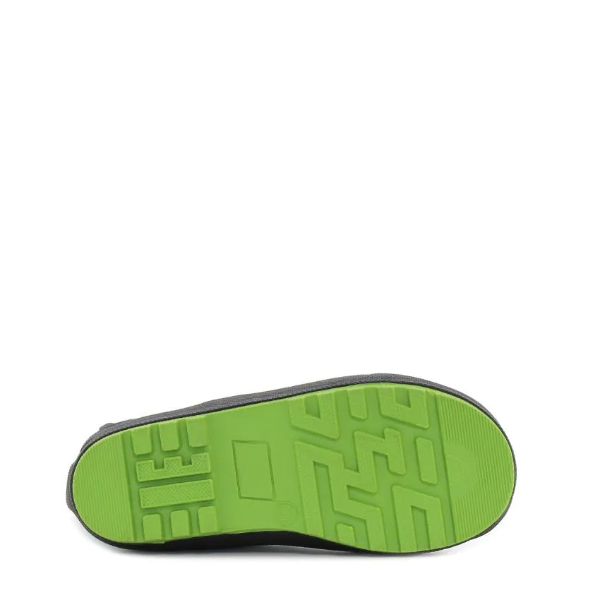 Wink cizme baieti de cauciuc imblanite 30-35 Black/Green Fotbal
