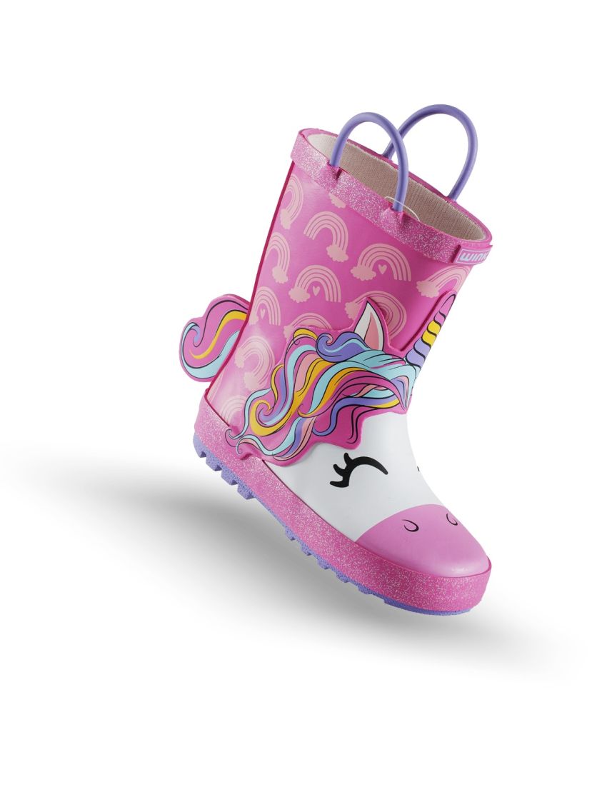 Wink cizme de cauciuc fete 21-35, RubBow Unicorn Imagine principală a produsului