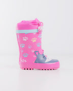 Wink cizme fete de cauciuc 22-27 Fuxia Paws 