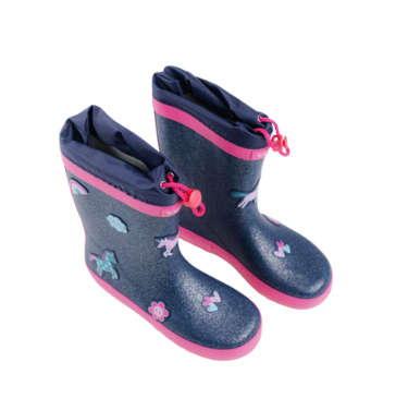 Wink cizme fete de cauciuc 22-27 Navy Unicorn Imagine principală a produsului