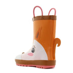 Wink cizme fete de cauciuc imblanite 24-29 Orange/light Brown Caprioara
