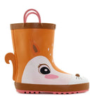 Wink cizme fete de cauciuc imblanite 24-29 Orange/light Brown Caprioara