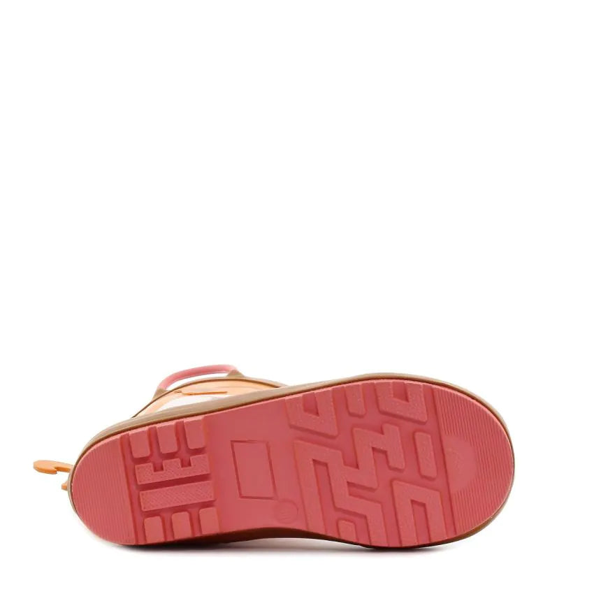 Wink cizme fete de cauciuc imblanite 24-29 Orange/light Brown Caprioara
