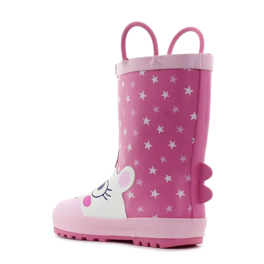 Wink cizme fete de cauciuc imblanite 24-35 Fuxia/Pink Unicorn