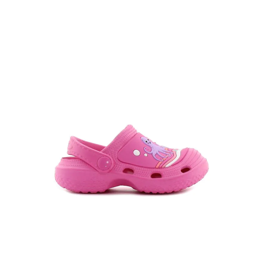 Wink papuci fete tip saboti 22-27 Fuxia Octopus Imagine secundară a produsului