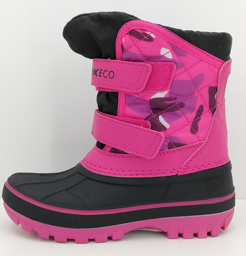 Wink cizme de zapada captusite Alege marimeaa 31-35, Black-Fucsia