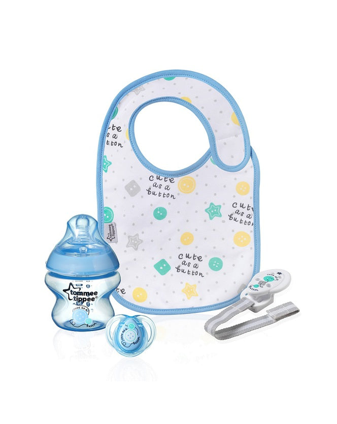 Tommee Tippee Set cadou 4 piese 0m+, Albastru