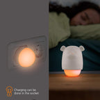 Zazu Kids lampa de veghe cu senzor de lumina Benny the Bear 10m+ Verde