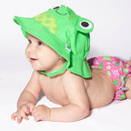 Zoocchini set chilotel de baie si palarie UPF50+ 03