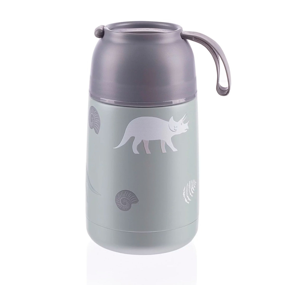 Zopa termos alimente inox cu maner si lingura 620 ml Dino Imagine principală a produsului