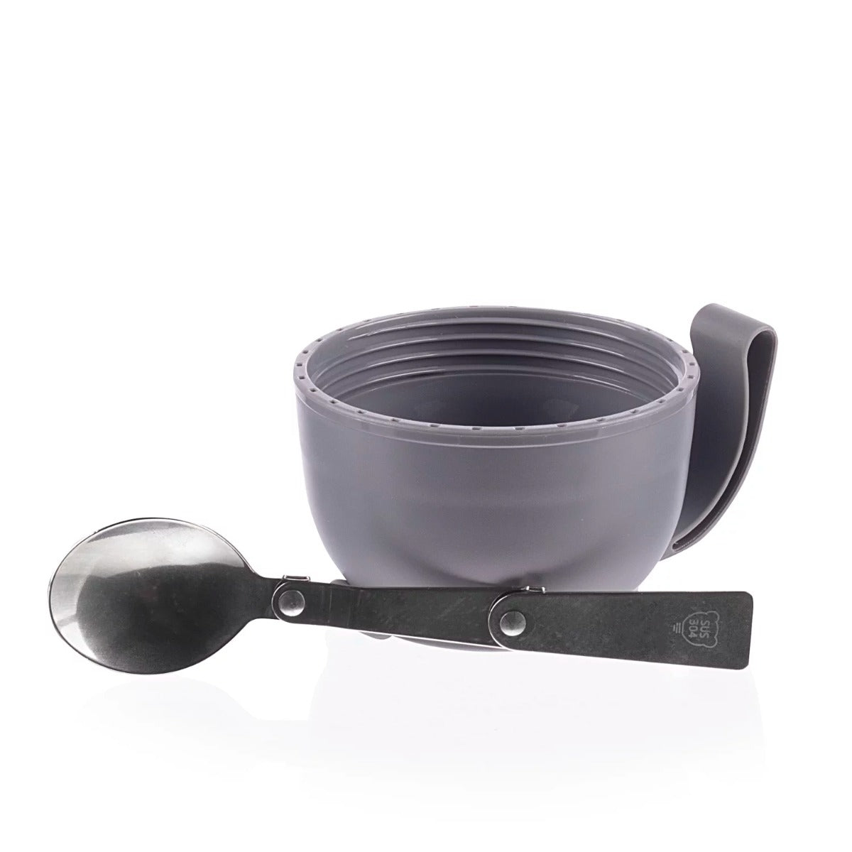 Zopa termos alimente inox cu maner si lingura 620 ml Dino