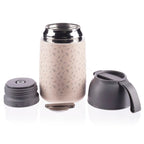 Zopa termos alimente inox cu maner si lingura 620 ml Flori