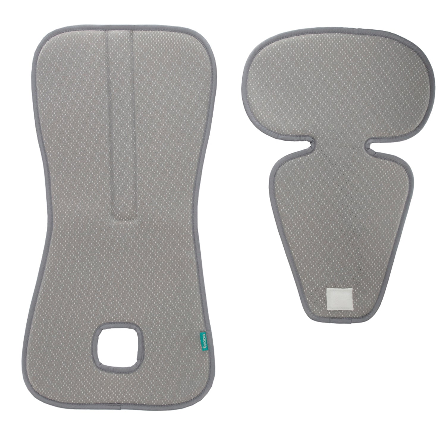 Zopa protectie antitranspiratie scaun auto grupa 2/3 Breeze, Foggy Grey Imagine secundară a produsului