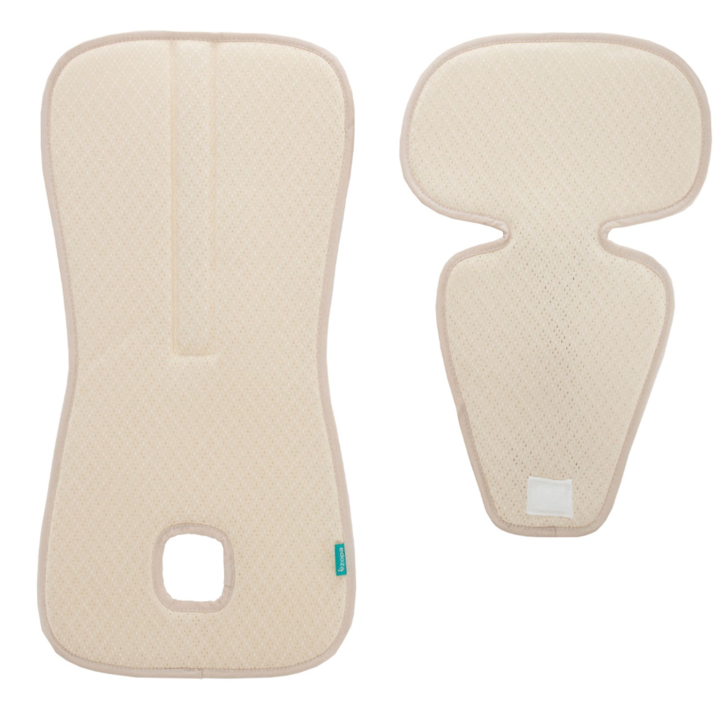Zopa protectie antitranspiratie scaun auto grupa 2/3 Breeze, Sand Shell Imagine secundară a produsului